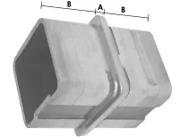 Rohrverbinder für Quadratrohr