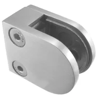 Glashalter 50 x 40 mm, mit flachen Ansatz, Sonderpreis