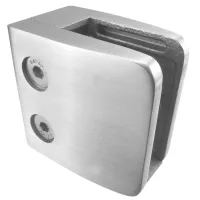 Glashalter 52 x 52 mm mit flachen Ansatz - Sonderpreis