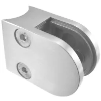 Glashalter 50 x 40 mm, für Rohr 33,7 mm, Sonderpreis