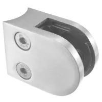 Glashalter 50 x 40 mm, für Rohr 42,4 mm, Sonderpreis