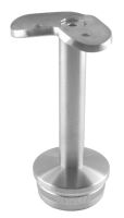Eck-Handlaufstütze (90 Grad), 42,4/2,0 mm, Stift: 14 mm, Kappe gewölbt, V2A