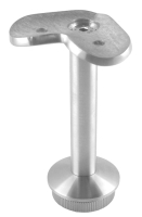 Eck-Handlaufstütze, für Rohr 33,7/2,0 mm, gewölbte Kappe, V2A