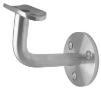 Handlaufträger für Rohr 42,4 mm, Bügel: 14 mm, Korn 320