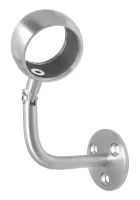 Handlaufträger mit Ring 42,4 mm, schwenkbar mit Gelenk