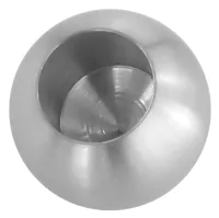 VA-Massivkugel, 25 mm, mit Sackloch 10,2 mm