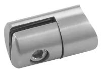 Lochblechhalter für Rohr 33,7 mm, geschliffen, V2A