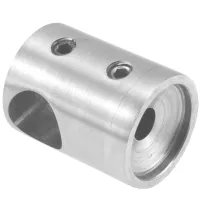 Traversenhalter, Flachansatz mit DG-Bohrung 12,2 mm