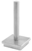 Rohraufsatz für Quadratrohr 40/40/2,0 mm, Stift: 12 mm, V2A