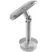 Handlaufstütze beweglich für 42,4 x 2,0 mm - Kappe gewölbt
