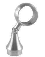 Rohrträger konisch, bew. mit Ring (42,4 mm), für Pfosten 42,4/2,0 mm