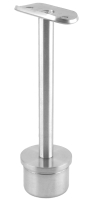 Rohrträger starr, für Pfosten 42,4/2,0 mm, zum Einkleben (langer Sockel),  V2A