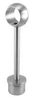 Rohrträger starr, für Pfosten 42,4/2,0 mm, mit Ring 33,7 mm, extra lang, V2A