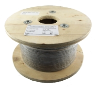 100 Meter Edelstahlseil 4 mm, V4A, VPE