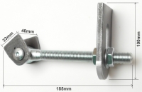 Eisen-Torband, Gewinde M16, teilverzinkt und einstellbar