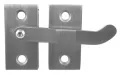 Edelstahl-Türriegel für Rohr 42,4 mm