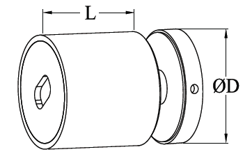Glaspunkthalter Skizze