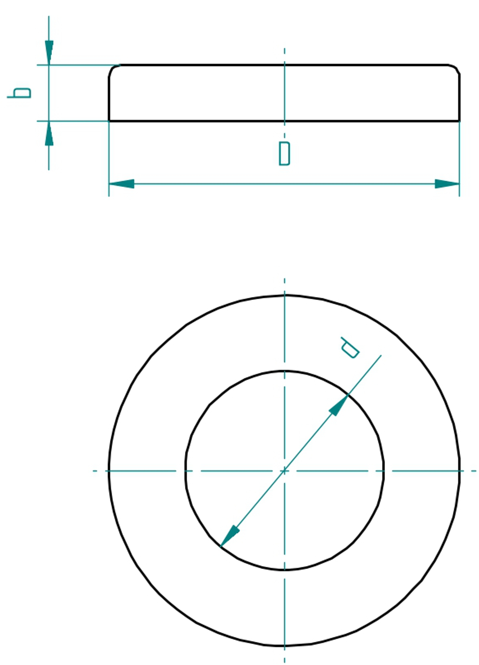Rosette für Rohr 42,4 mm